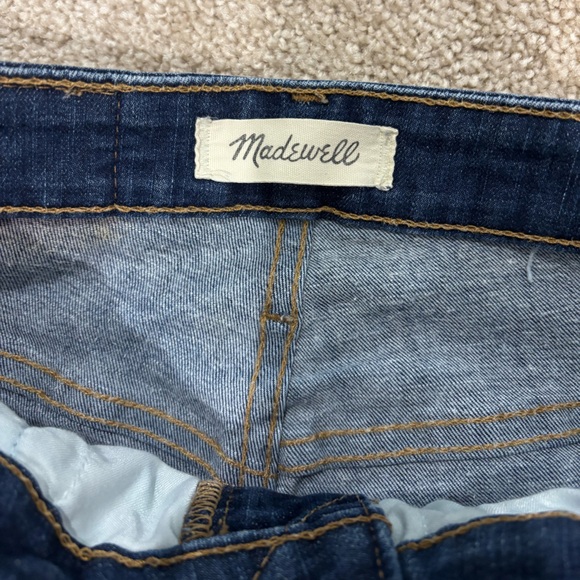 MADEWELL Petite Curvy High-Rise Skinny Jeans in Moreaux Wash - Picture 10 of 12